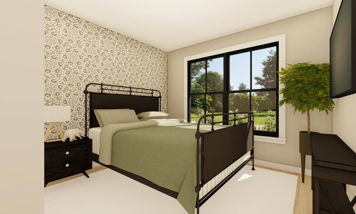 Plan 430818SNG: 750 Square Foot ADU-friendly Country Cottage - Image #8 - Cottage, Country, Craftsman
