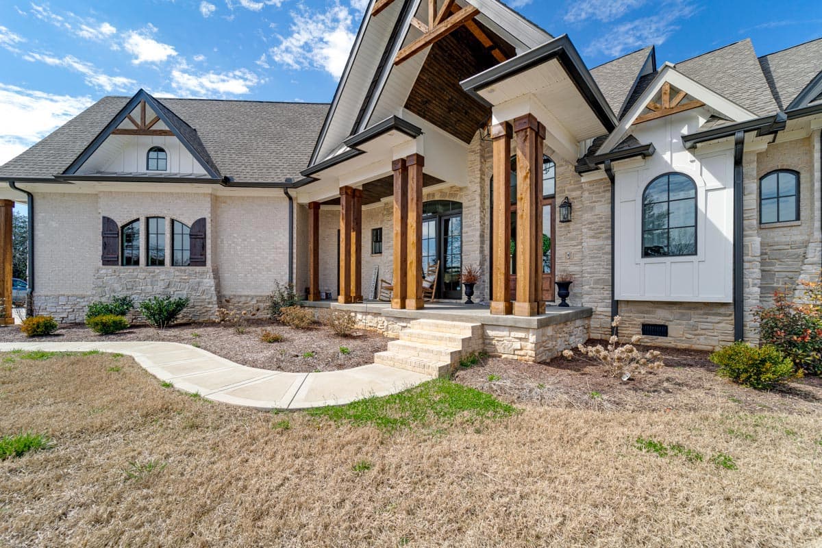 Plan 25727GE: Rustic Craftsman with Vaulted Lodge Room and Bonus Expansion Over Garage - Image #4 - Country, Craftsman, Mountain, New American, Rustic