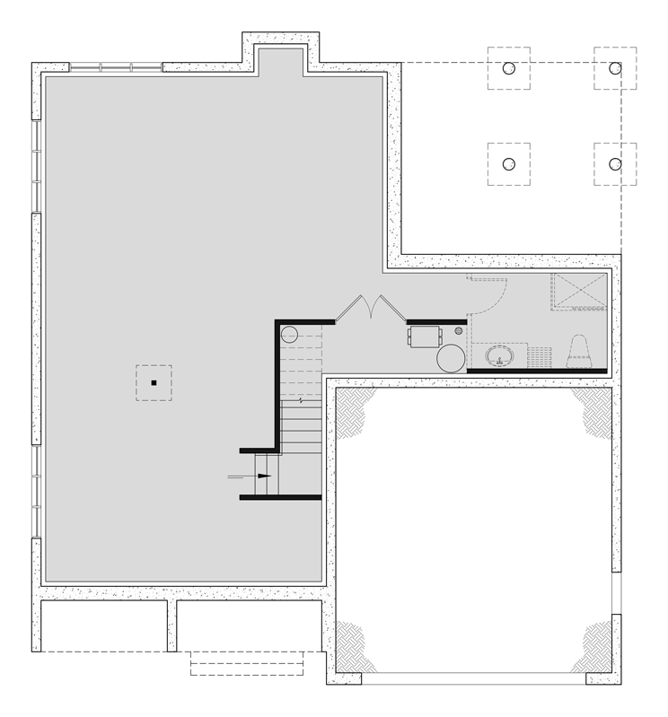 Plan 22626DR: 3-Bed New American Farmhouse Plan with 2-story Great Room and Home Office - 2219 Sq Ft - Floor Plan - Unfinished Basement - Country, Farmhouse, Modern Farmhouse, New American, Northwest