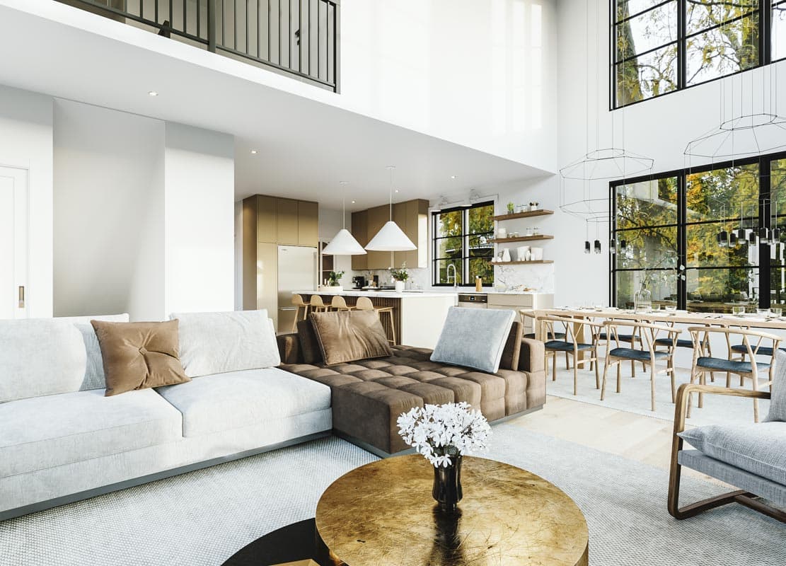 Plan 22626DR: 3-Bed New American Farmhouse Plan with 2-story Great Room and Home Office - 2219 Sq Ft - Image #7 - Country, Farmhouse, Modern Farmhouse, New American, Northwest