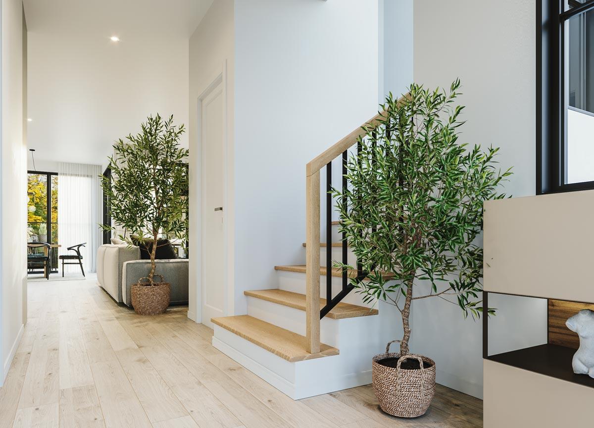 Plan 22630DR: Modern Farmhouse with Dual-access Mudroom and a Main Floor Home Office - Image #4 - Country, Craftsman, Modern Farmhouse, New American