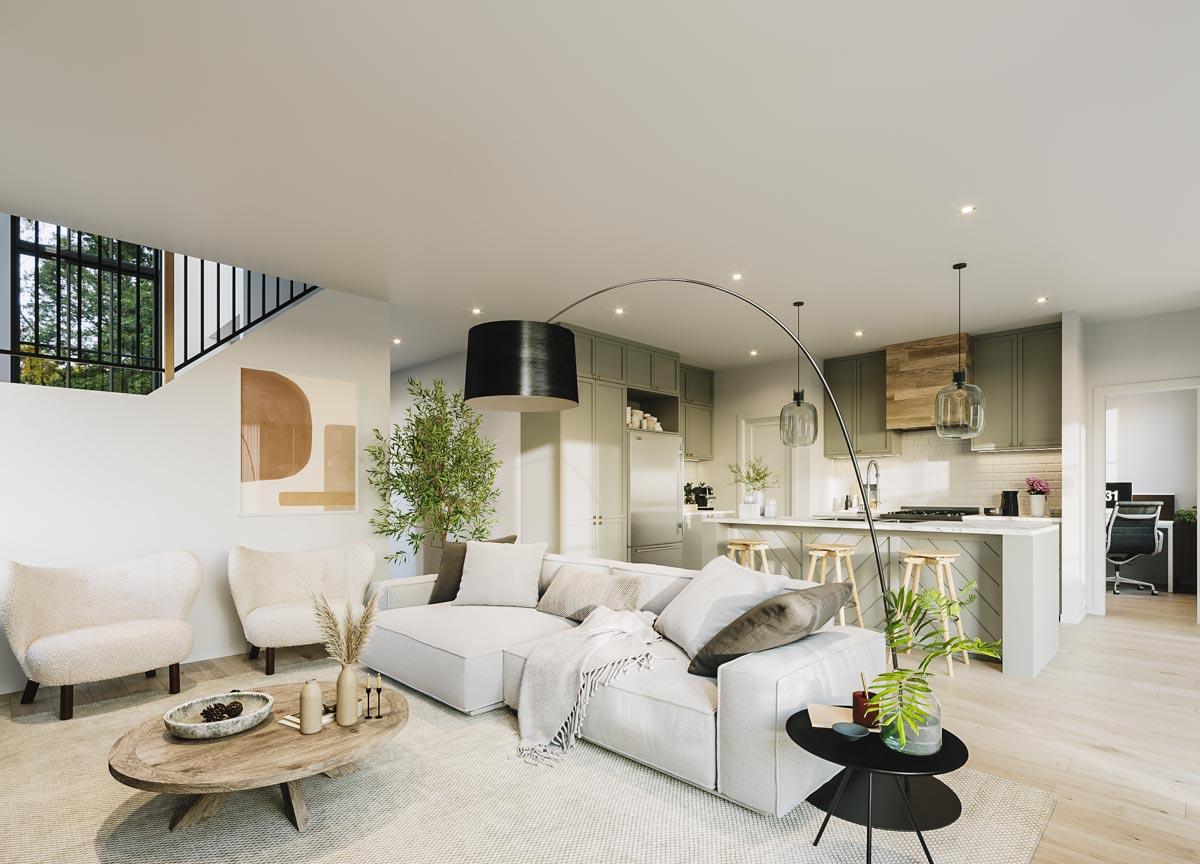 Plan 22630DR: Modern Farmhouse with Dual-access Mudroom and a Main Floor Home Office - Image #8 - Country, Craftsman, Modern Farmhouse, New American