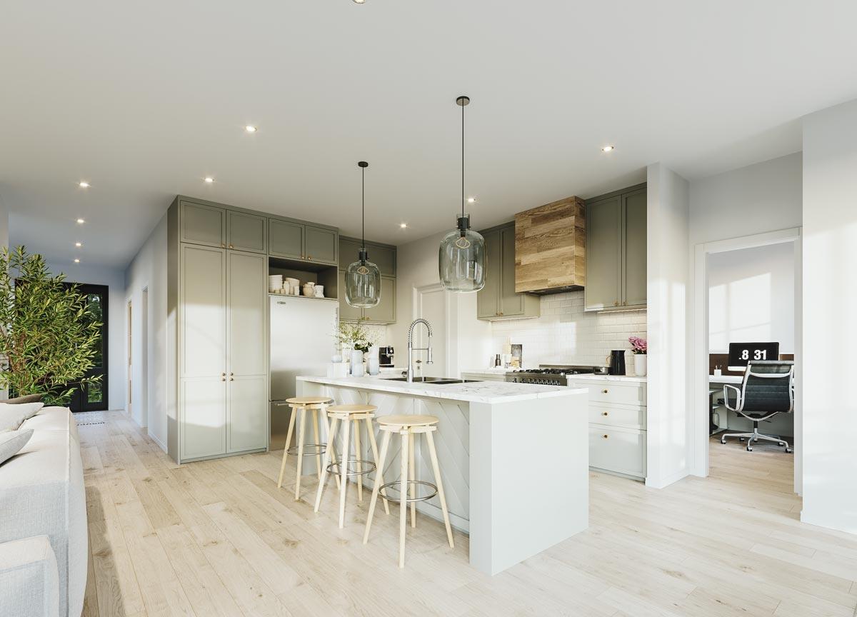 Plan 22630DR: Modern Farmhouse with Dual-access Mudroom and a Main Floor Home Office - Image #10 - Country, Craftsman, Modern Farmhouse, New American