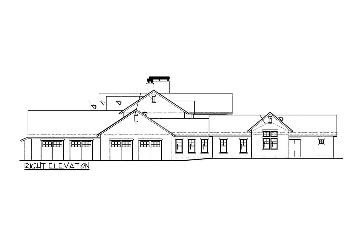 Plan 95138RW: Luxury Mountain Craftsman Plan with Guest Wing - Architectural Designs - Image #6 - Craftsman, Mountain, New American, Rustic
