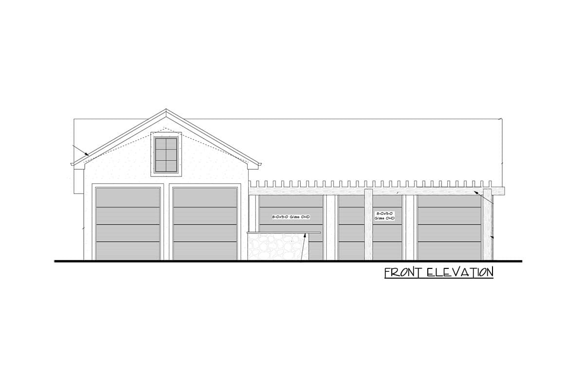 Plan 95143RW: Pool House with Large Rec Room and Indoor/Outdoor Interplay - Image #16 - Craftsman, Mountain, Rustic