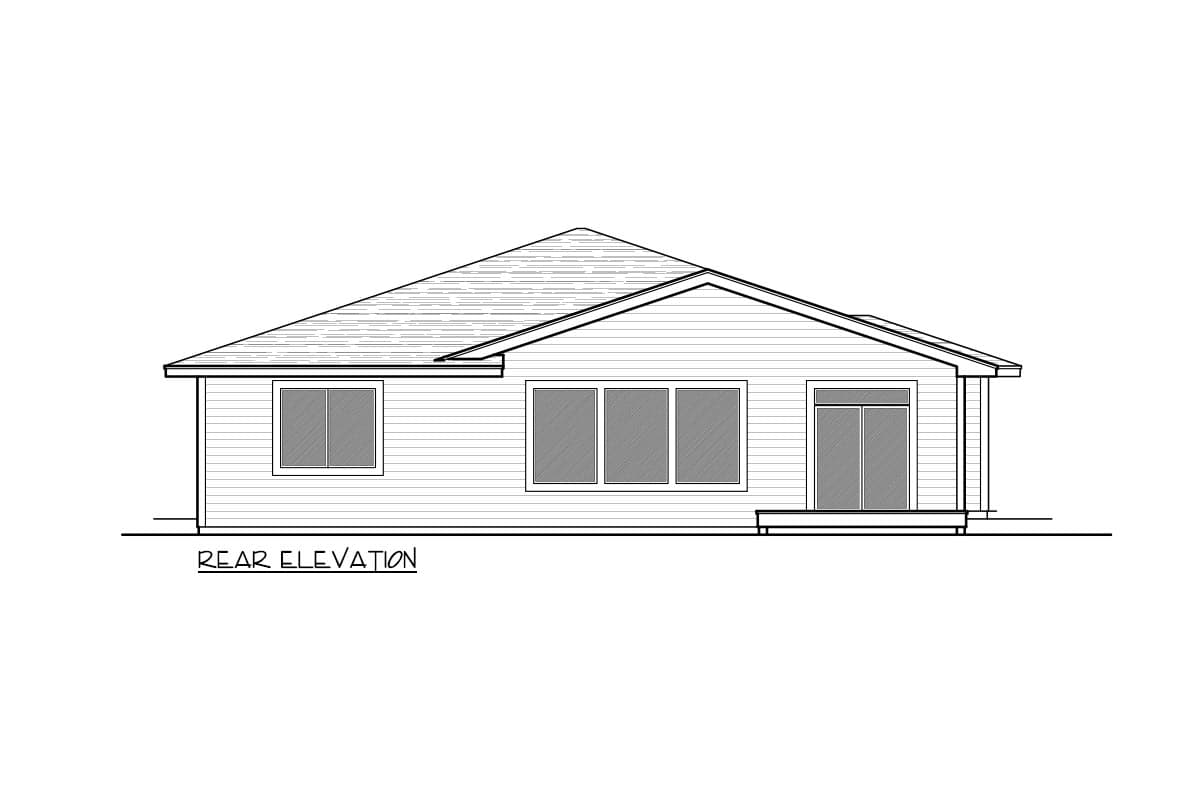 Plan 267004SPK: Split-Bed Contemporary Ranch with Vaulted Great Room - Image #29 - Contemporary, Prairie, Ranch