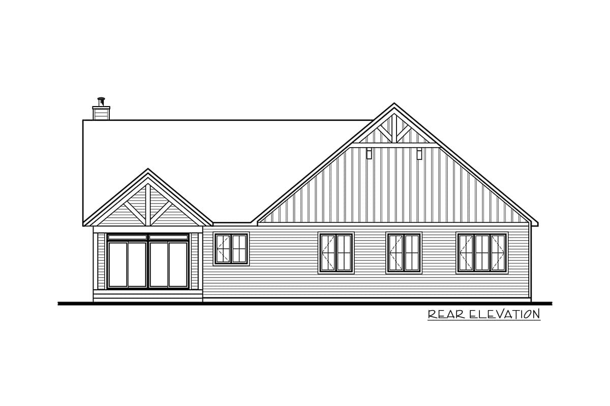 Plan 22632DR: One-level Modern Farmhouse Plan with Office and Covered Porch - Image #12 - Country, Farmhouse, Modern Farmhouse, New American, Ranch