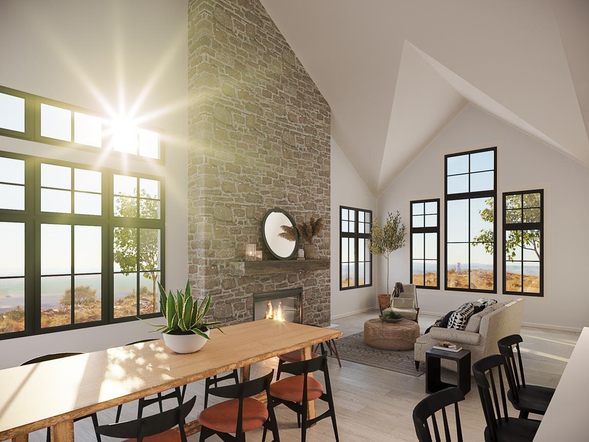 Plan 22632DR: One-level Modern Farmhouse Plan with Office and Covered Porch - Image #11 - Country, Farmhouse, Modern Farmhouse, New American, Ranch