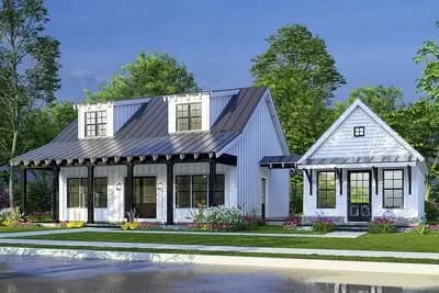 Country Cottage with Bunk Room and a Very Private Master Suite - 1649 Sq Ft