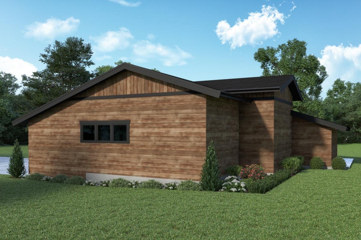 Plan 280170JWD: Rustic Carriage House with Garden Shed - Image #4 - Carriage, Country, Craftsman, Northwest, Rustic