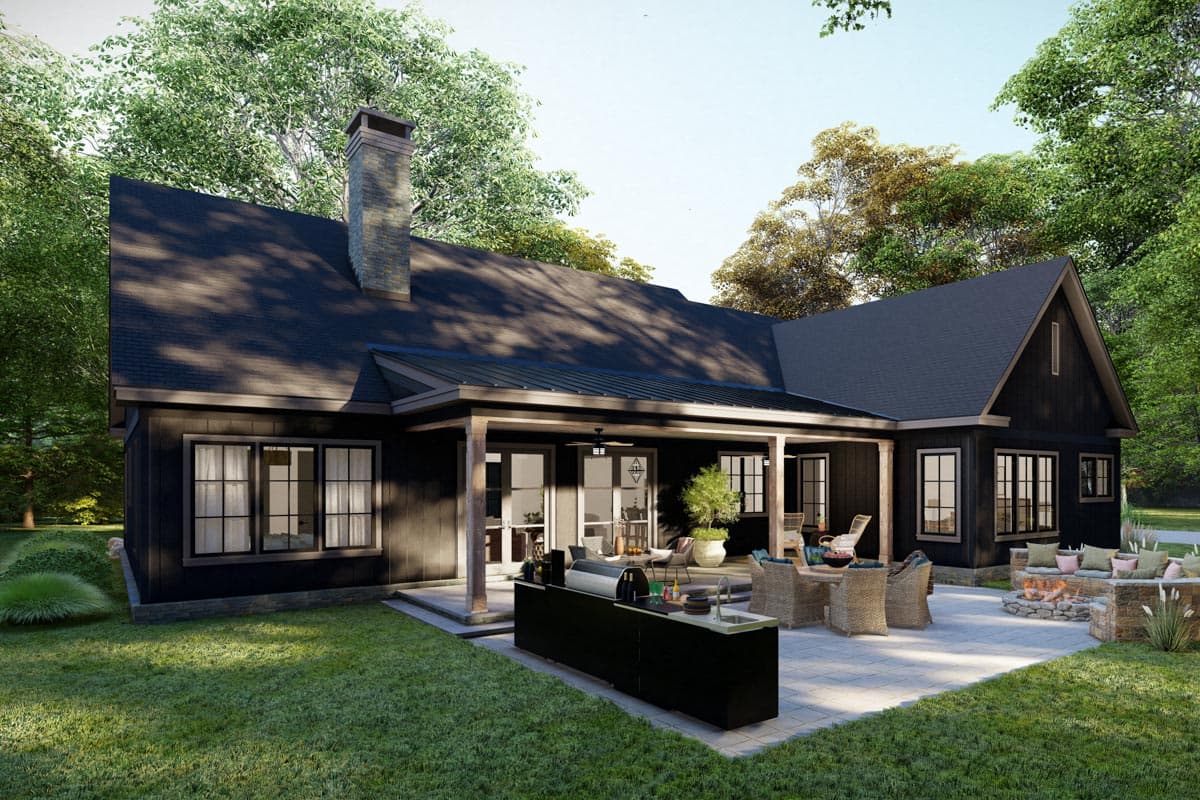 Plan 865014SHW: 3-Bed Craftsman Ranch with Bonus Room - Image #4 - Country, Craftsman, Farmhouse, Modern Farmhouse, New American, Ranch