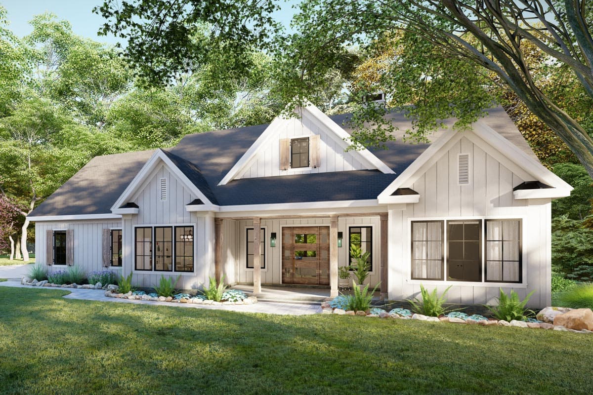 Plan 865014SHW: 3-Bed Craftsman Ranch with Bonus Room - Image #8 - Country, Craftsman, Farmhouse, Modern Farmhouse, New American, Ranch