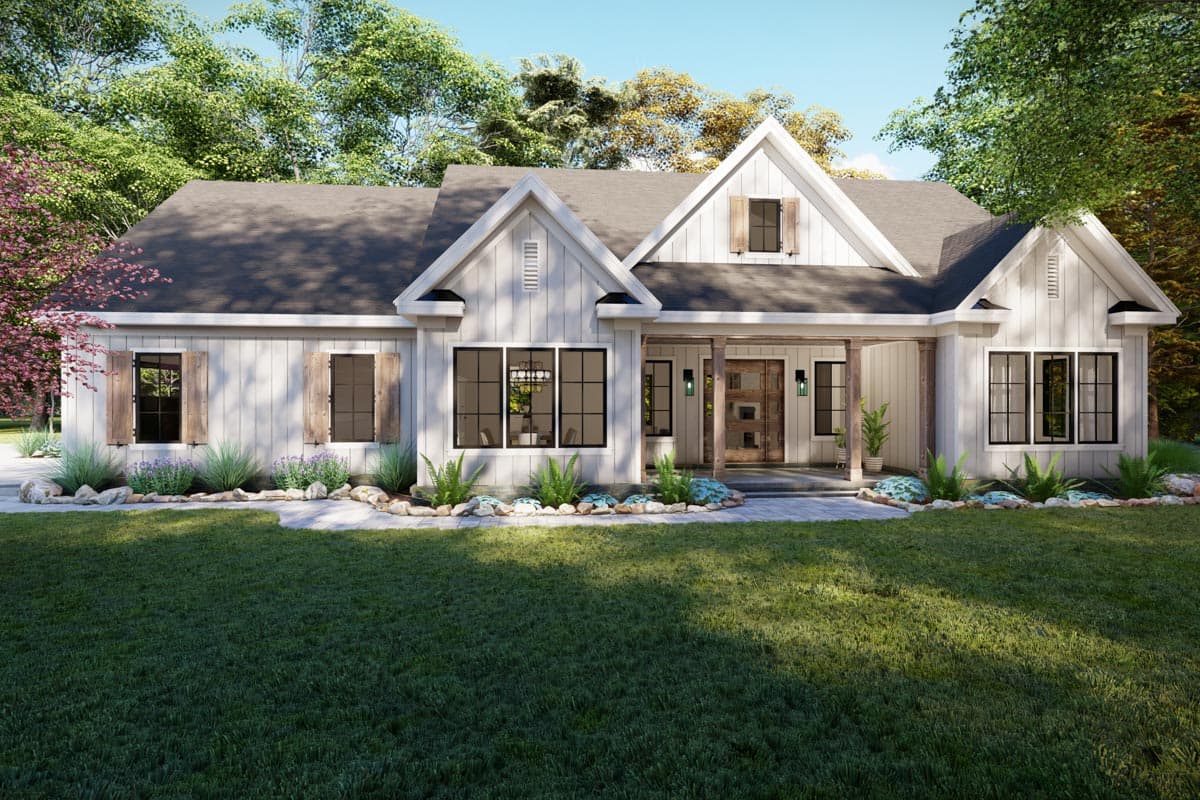 Plan 865014SHW: 3-Bed Craftsman Ranch with Bonus Room - Image #7 - Country, Craftsman, Farmhouse, Modern Farmhouse, New American, Ranch
