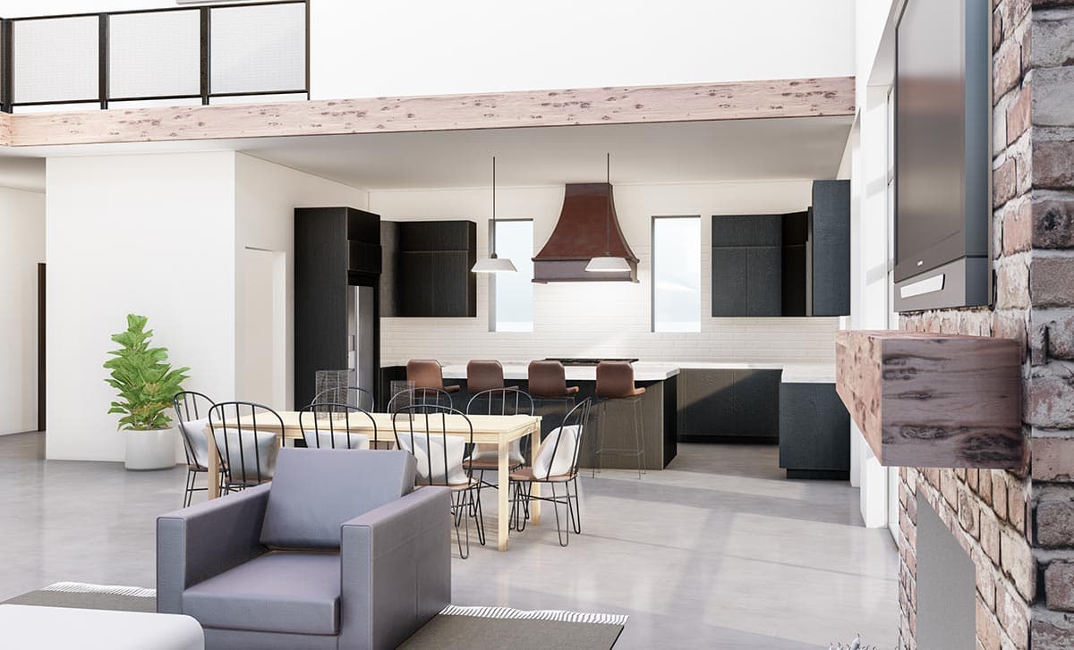 Plan 400004FTY: Exclusive Barndominium with Home Gym and Office - Image #11 - Barndominium, Country