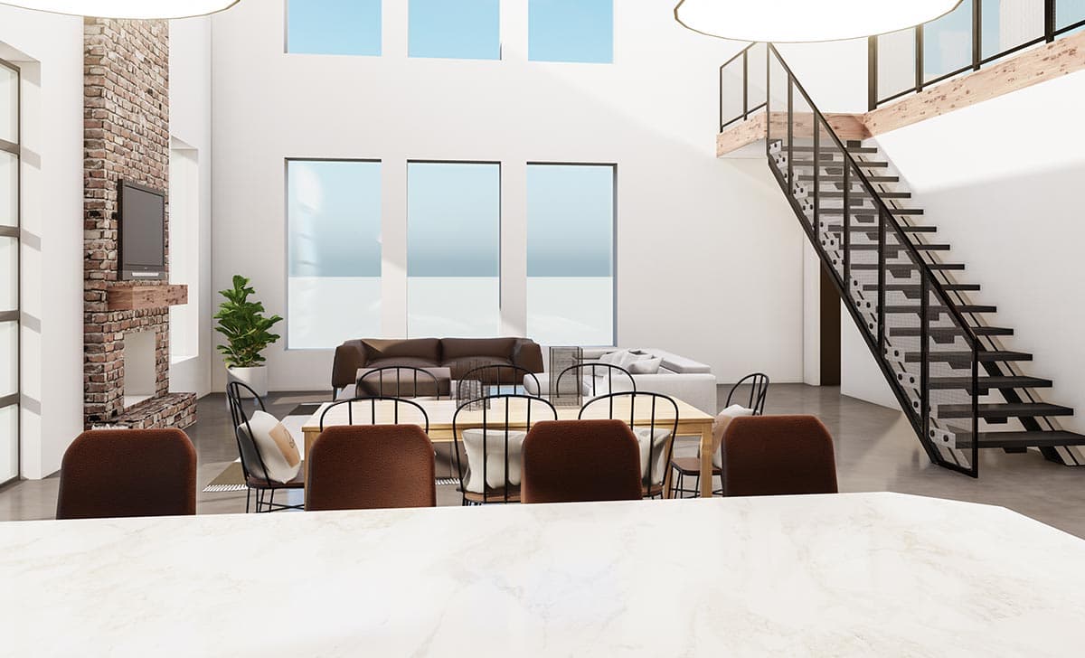 Plan 400004FTY: Exclusive Barndominium with Home Gym and Office - Image #12 - Barndominium, Country