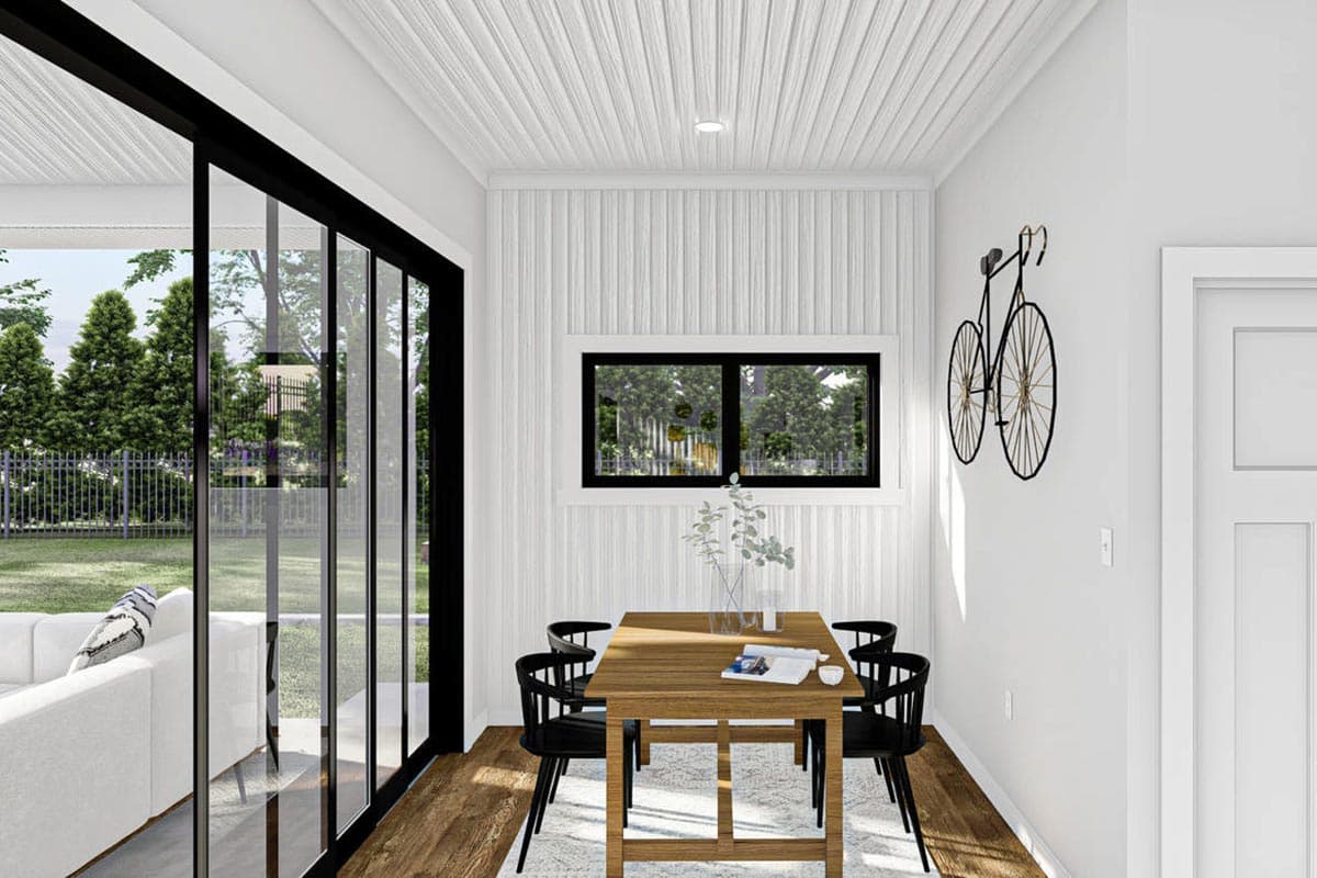 Plan 623079DJ: Pool House with 288 Square Foot Covered Patio - Image #5 - Country, Craftsman, New American