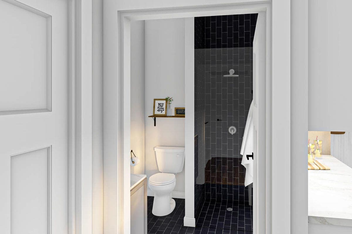 Plan 623079DJ: Pool House with 288 Square Foot Covered Patio - Image #7 - Country, Craftsman, New American