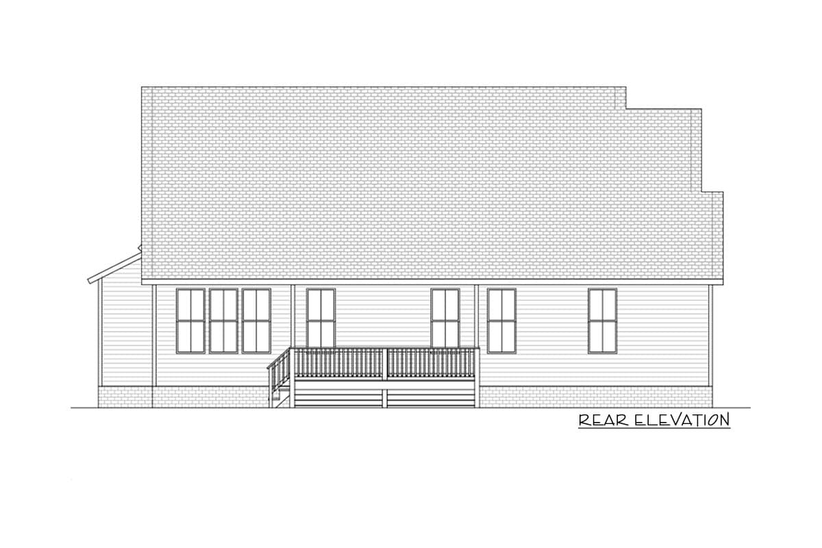 Plan 260017RVC: 3-Bed New American Home Plan with Optional Loft - Image #12 - Country, Modern Farmhouse, New American