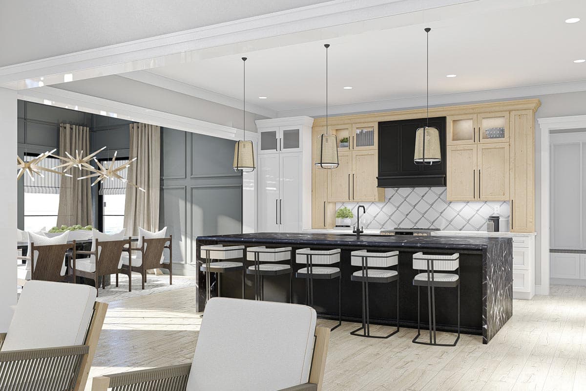 Plan 623080DJ: Contemporary Coastal House Plan with Direct Laundry ...