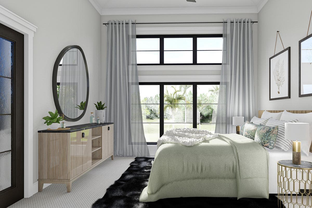 Plan 623080DJ: Contemporary Coastal House Plan with Direct Laundry ...