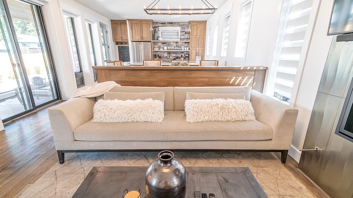 Plan 365021PED: Narrow Mid-Century Modern House Plan with Open Main Floor - Image #7 - Mid Century Modern, Modern