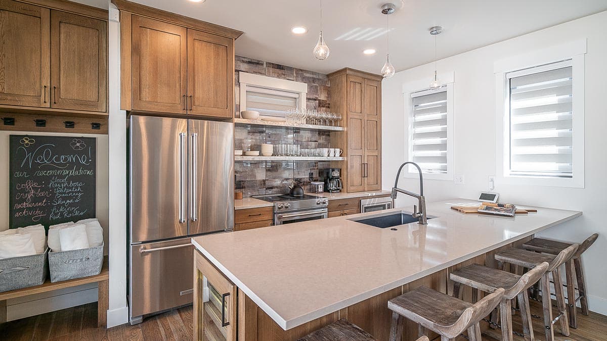 Plan 365021PED: Narrow Mid-Century Modern House Plan with Open Main Floor - Image #8 - Mid Century Modern, Modern