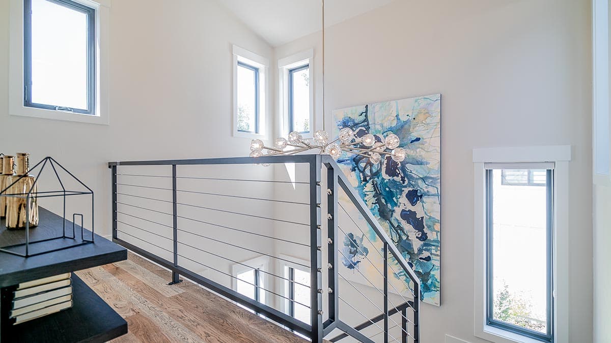 Plan 365021PED: Narrow Mid-Century Modern House Plan with Open Main Floor - Image #16 - Mid Century Modern, Modern