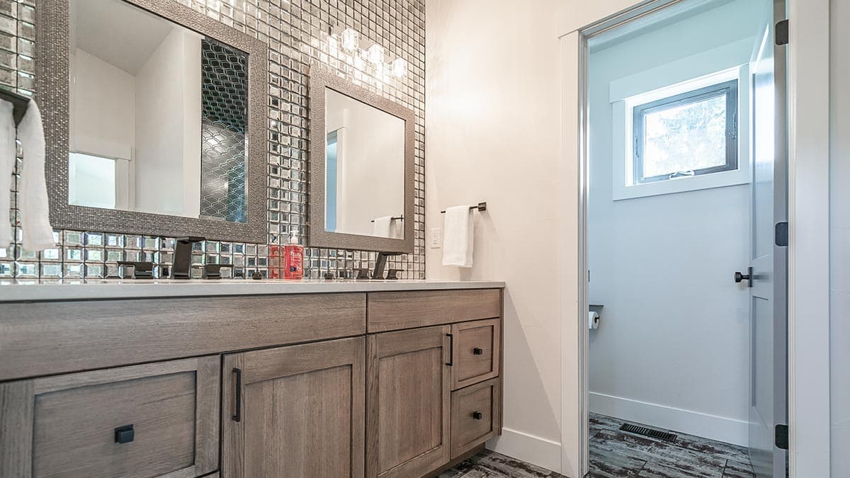 Plan 365021PED: Narrow Mid-Century Modern House Plan with Open Main Floor - Image #22 - Mid Century Modern, Modern