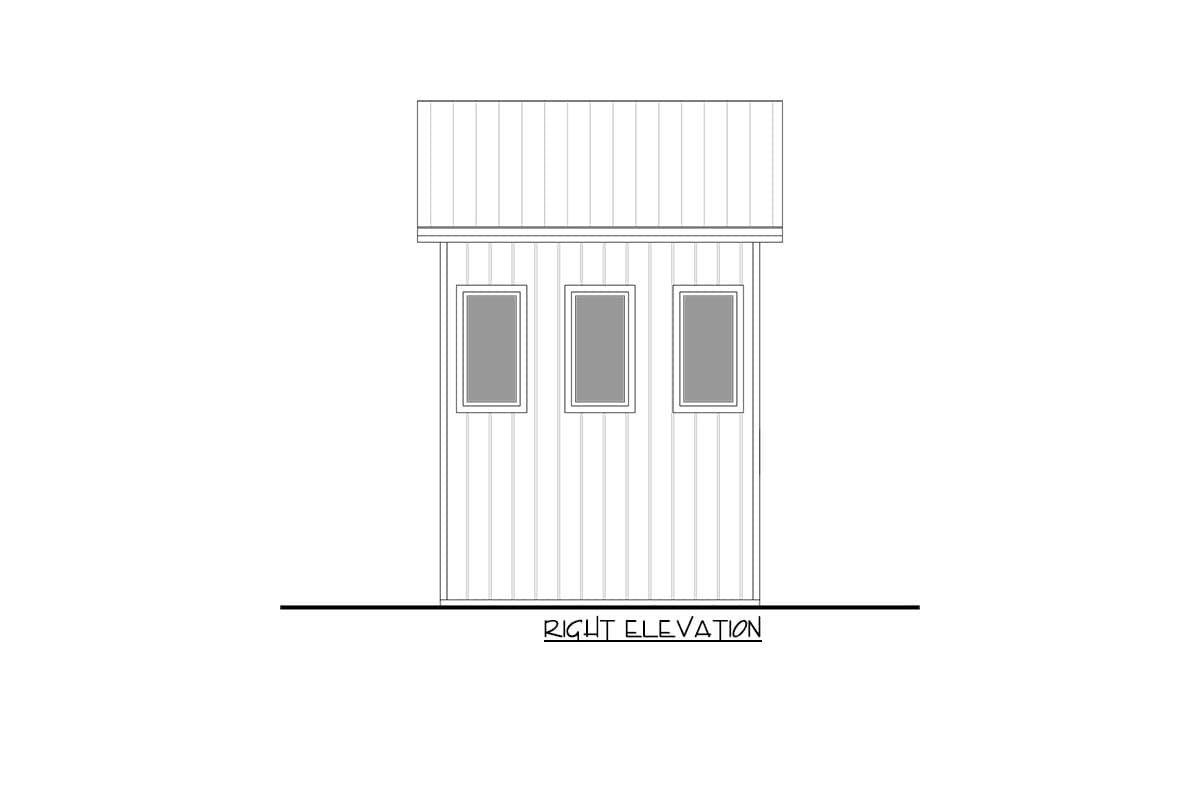 Plan 365022PED: Modern ADU with Full Kitchen, Vaulted Loft and Lower Level Bedroom - Image #14 - Contemporary, Modern, New American, Northwest