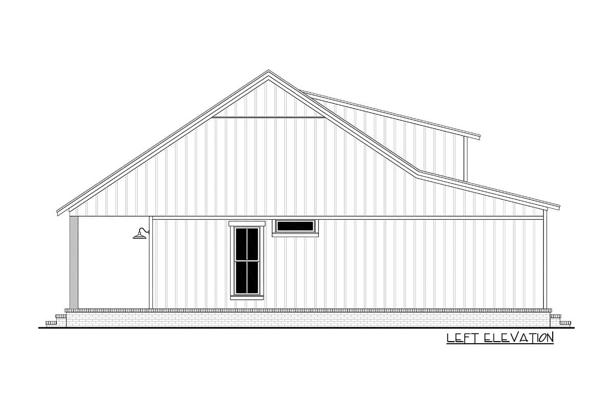 Plan 51891HZ: 2-Bed Rustic Board and Batten Cottage - 1064 S Ft - Image #12 - Cottage, Country, Rustic, Vacation