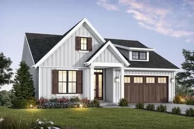 3-Bed New American Home with Walkout Basement