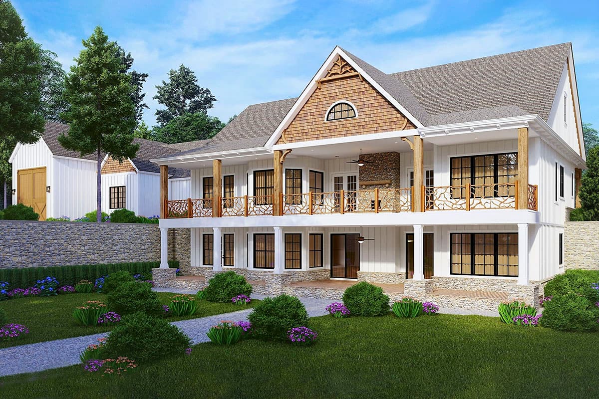 Plan 25743GE: Country Craftsman Plan with RV Garage and Walkout Basement - Image #8 - Country, Craftsman, Rustic