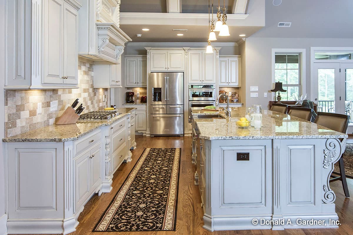 Plan 444291GDN: Traditional Ranch Home with Study and Bonus Room - Image #5 - Country, Craftsman, French Country, Southern, Traditional