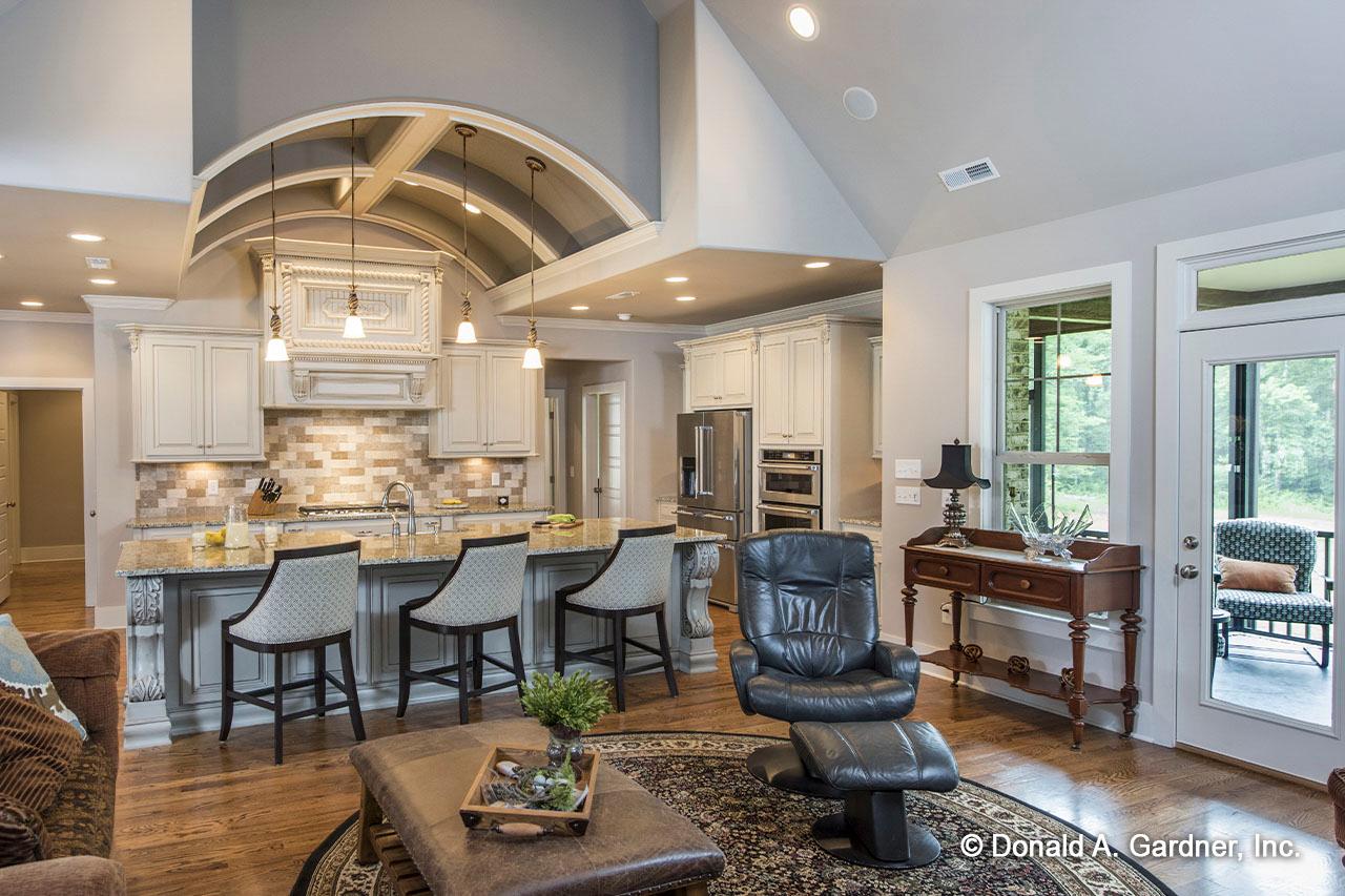 Plan 444291GDN: Traditional Ranch Home with Study and Bonus Room - Image #6 - Country, Craftsman, French Country, Southern, Traditional