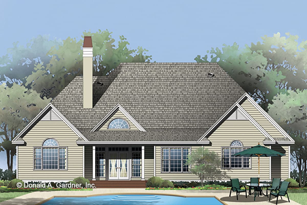 Plan 444291GDN: Traditional Ranch Home with Study and Bonus Room - Image #14 - Country, Craftsman, French Country, Southern, Traditional