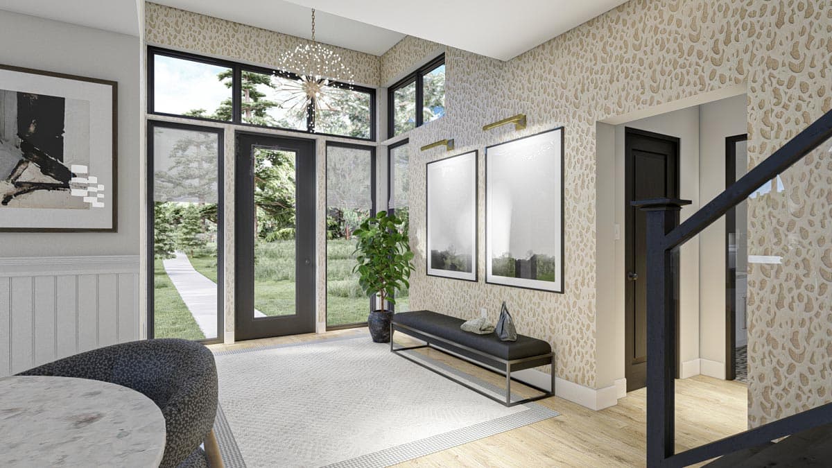 Plan 623081DJ: Modern A-Frame House Plan with Side Entry - 2007 Sq Ft - Image #9 - A-Frame, Cabin, Cottage, Rustic, Vacation