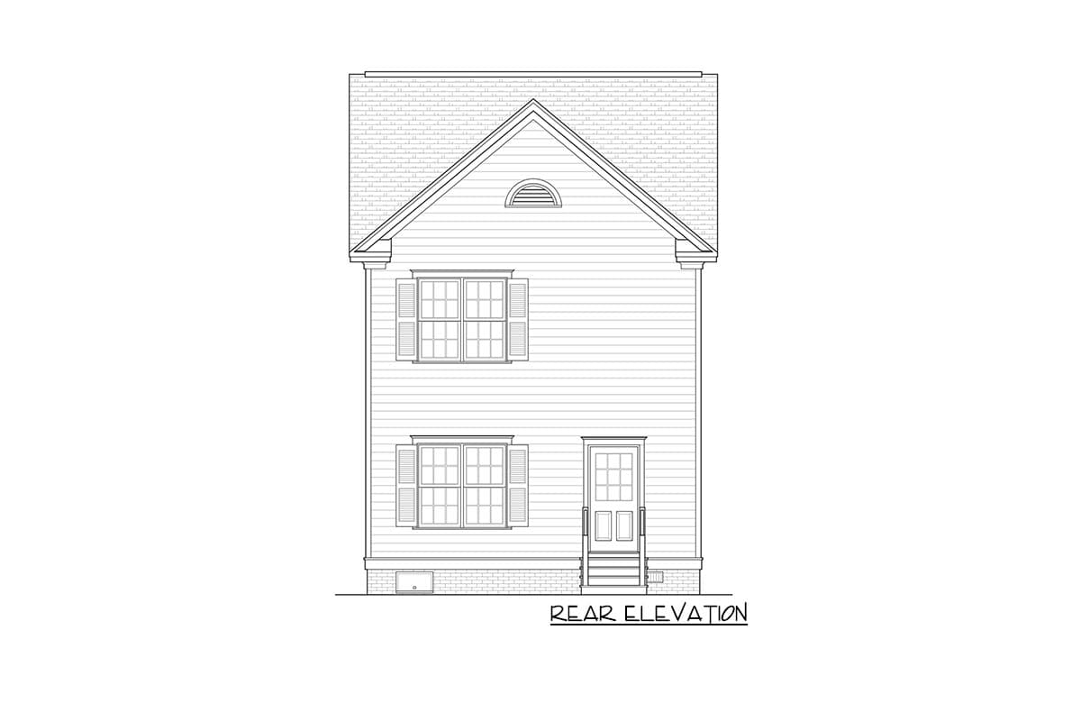 Plan 31603GF: Narrow Country Home Plan with 4 Bedrooms - 1932 Sq Ft - Image #4 - Country, Traditional