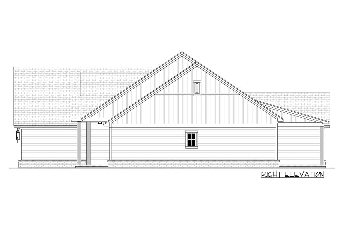Plan 51893HZ: One-Story New American House Plan with a Home Office - 1828 Sq Ft - Image #8 - Country, Craftsman, Modern Farmhouse, New American, Traditional