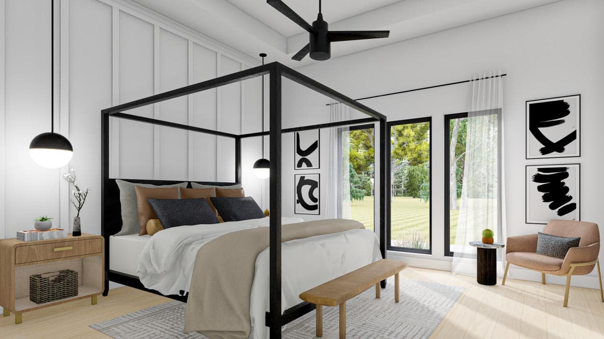 Plan 623082DJ: Barndominium House Plan with Soaring Cathedral Ceiling and Exposed Beams - Image #9 - Barndominium, Country, Modern, New American, Rustic