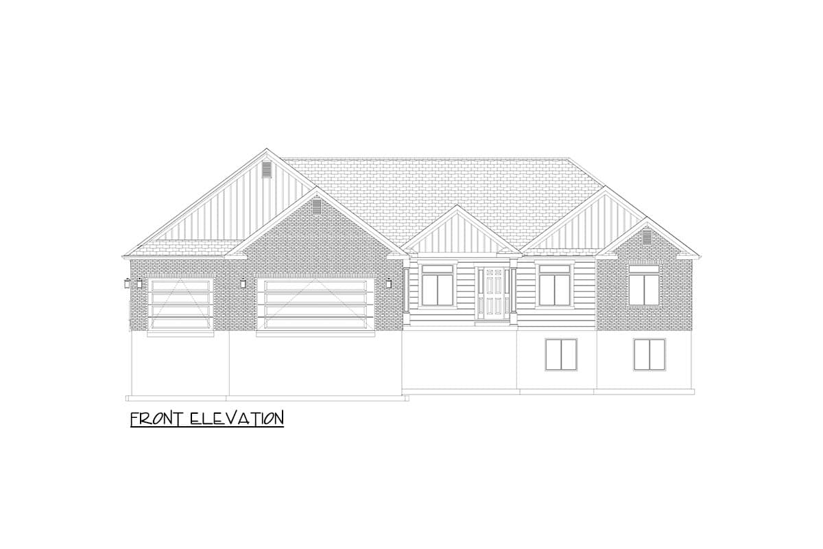 Plan 61275UT: Exclusive Ranch Home Plan with 3-Bed Apartment Downstairs - Image #34 - Country, Mountain, New American, Ranch
