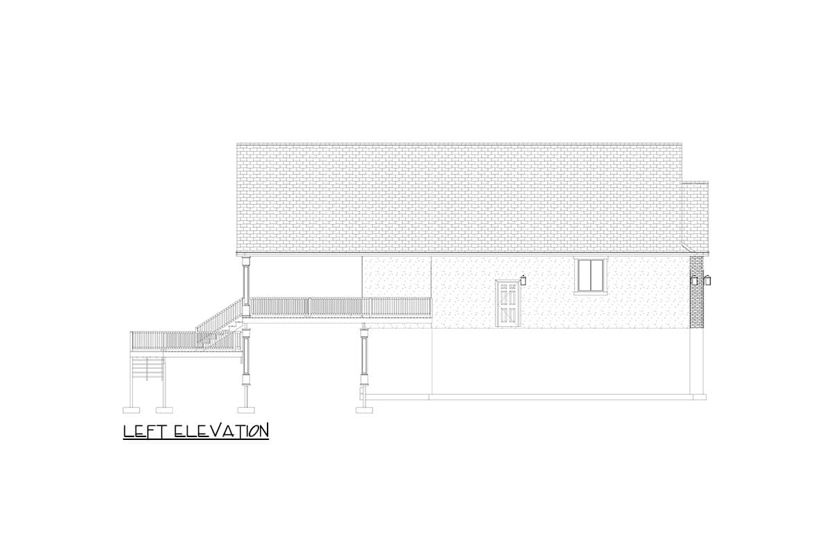 Plan 61275UT: Exclusive Ranch Home Plan with 3-Bed Apartment Downstairs - Image #35 - Country, Mountain, New American, Ranch