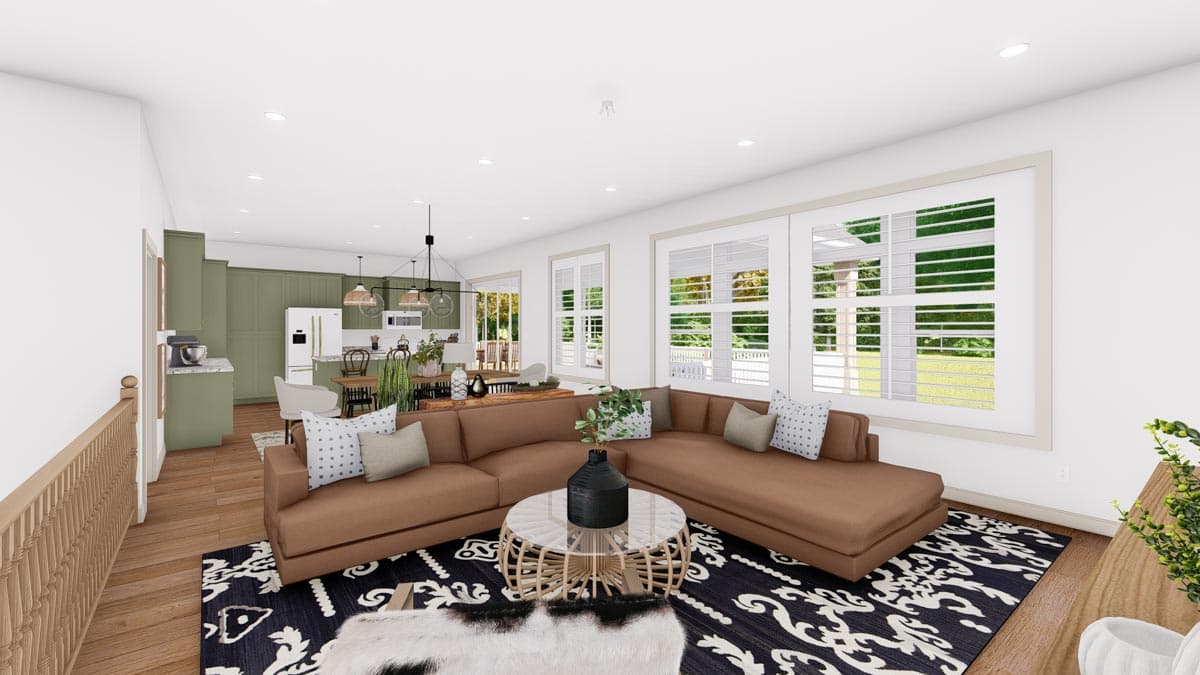 Plan 61275UT: Exclusive Ranch Home Plan with 3-Bed Apartment Downstairs - Image #14 - Country, Mountain, New American, Ranch