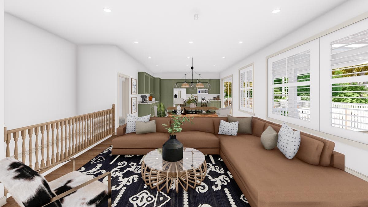 Plan 61275UT: Exclusive Ranch Home Plan with 3-Bed Apartment Downstairs - Image #15 - Country, Mountain, New American, Ranch