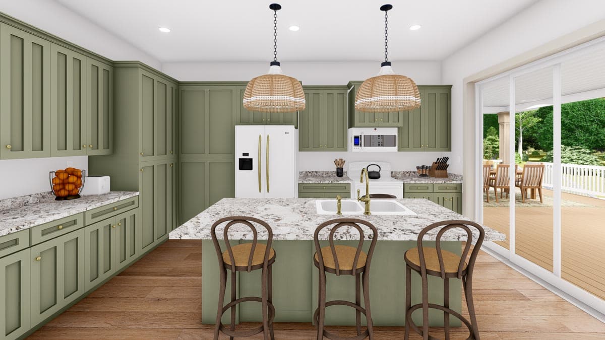 Plan 61275UT: Exclusive Ranch Home Plan with 3-Bed Apartment Downstairs - Image #19 - Country, Mountain, New American, Ranch
