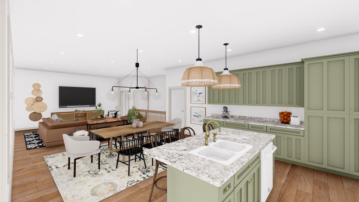 Plan 61275UT: Exclusive Ranch Home Plan with 3-Bed Apartment Downstairs - Image #21 - Country, Mountain, New American, Ranch