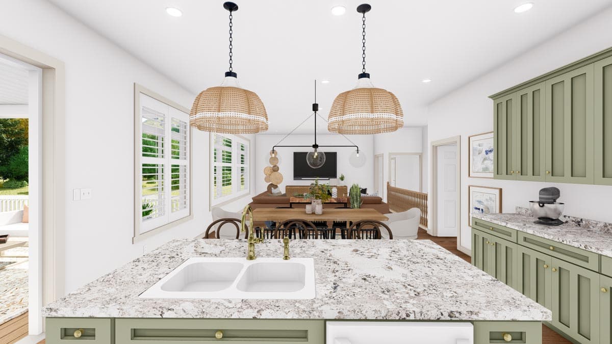 Plan 61275UT: Exclusive Ranch Home Plan with 3-Bed Apartment Downstairs - Image #22 - Country, Mountain, New American, Ranch