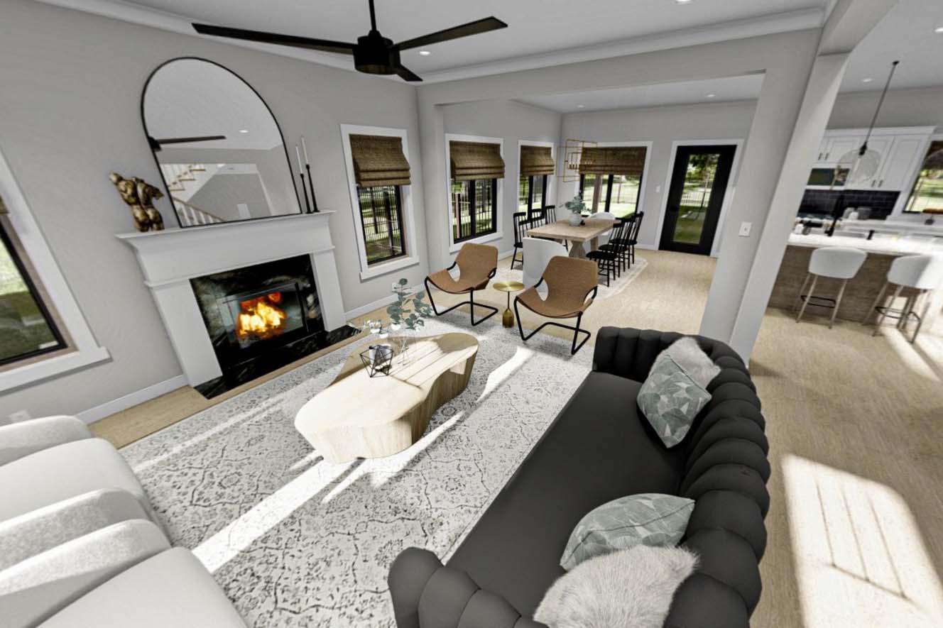 Plan 623083DJ: Modern Euro-style Cottage with 2-Story and Upstairs Bedrooms and Laundry - Virtual Tour Cover Image - Cottage, European, Transitional
