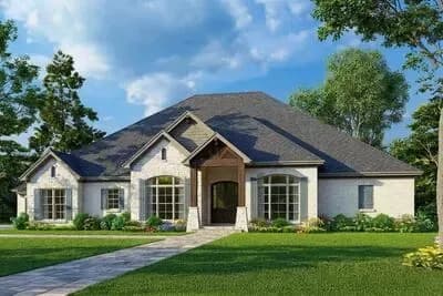 Spacious Rustic Ranch with 4-Car Garage