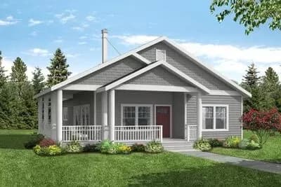 Country Cottage with Front and Side Porch