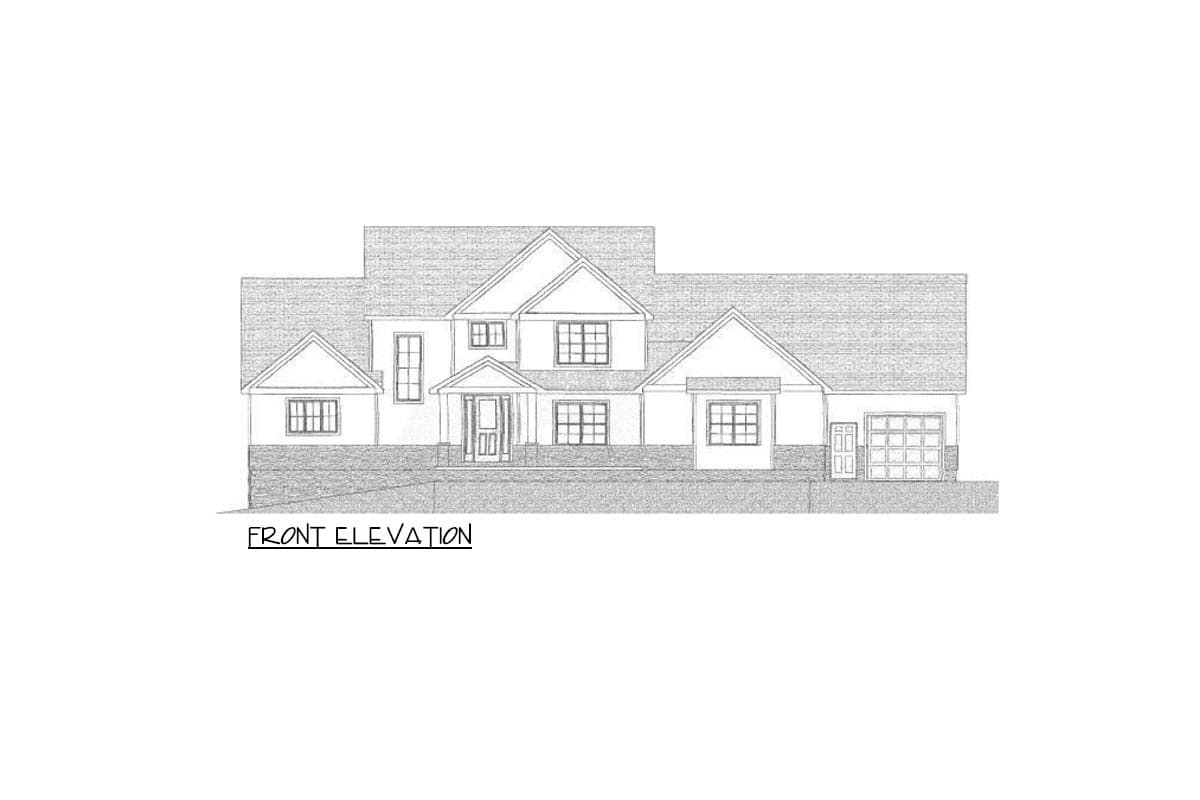Plan 911021JVD: Modern Craftsman with Two Upstairs Bedrooms with Jack and Jill Bath and a Loft - Image #4 - Country, Craftsman, New American, Traditional